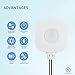 ECOELER Ceiling Occupancy Motion Sensor Switch, High Bay Fixture Mount 360° Ceiling Automatic Light Switch, 120/277VAC, UL, FCC Approved Passive Infrared Sensor, Neutral Wire Required, Pack of 5
