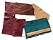 Scrap Upholstery Leather Mixed Large Pieces Light Weight 6 Square Feet