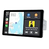 Joying Car Audio Compatible with Apple Carplay, Android Auto, Single Din Touchscreen Car Stereo 8 inch Head Unit 1280x800 Detachable Screen with 48-Band EQ, AM/FM Radio, Subwoofer Output(JY-UZS80N8)
