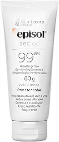 Protetor Solar Facial Episol Sec Oc Fps 99 – 60g – Proteção Solar e Controle do Brilho – Para Peles Oleosas - Mantecorp