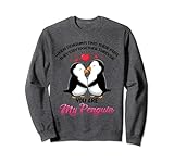 Pingüino pareja pareja pareja corazones a juego día feliz San Valentín Sudadera