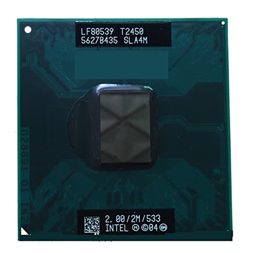 Intel T2450 SLA4M CPU PGA 2.0 2M 533 composant de rechange pour PC portable