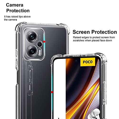 KZIOACSH Cover per Xiaomi Poco X4 GT 5G [Non per