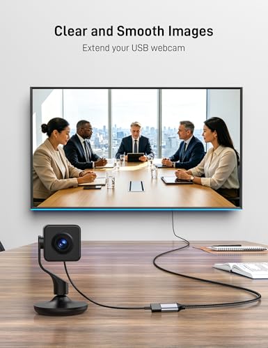 KAYQINHO 3.3FT USB 3.0 Extension Cable, USB Type A Male to Female Extender Cord Nylon Braided High Speed Data Transfer Metal interface for Webcam, Keyboard, Flash Drive, Hard Drive, Printer.