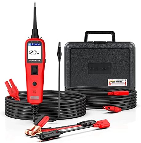Autel PS100 Power Circuit Probe Kit with 40Ft Cable, Automotive Circuit Tester,12V 24V Electrical System Diagnosis Tool AC DC Digital Voltage Short Finder, Car Voltage Tester Digital Voltmeter