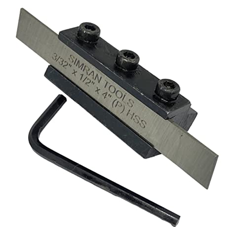 Image of PARTING TOOL CUT OFF HOLDER 10 MM Shank With HSS Blade 3 /32 inch X 1 /2 inch X 4 inch | Precision Tool | Steel Product | Rust Free | Included Parting Blade