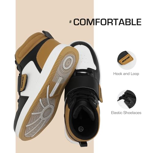 DREAM PAIRS Boys Girls High Top Sneaker LilLegends Skyhigh Basketball Shoes2