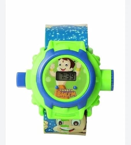 Image of Acnos Brand- Digital 24 Images Projector 7 Character Watch for Kids Boys Rubber Material Watch Diwali Gift Birthday Return Gift Best Digital Toy Watch for Boy's Girl's