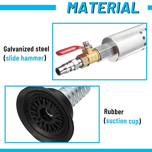 Yiuiy Car Dent Repair Pullers Air Pneumatic Dent Puller Suction Cup Car Auto Body Repairing Slide Hammer Kit Hammer Tools Hand Tool #TOP2