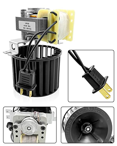 S97009796 Fan Blower Motor Assembly For Broan Bulb Heater Bathroom 162 And 164 E, G, J, K, L, M Replace 97009796 S97009796B 99080351 #TOP5