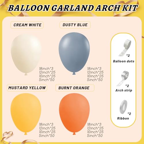 Image of Here Comes the Sun Balloon Garland Arch Kit,412pcs Different Sizes 18 12 10 5 Inch Here Comes the Son Balloon Arch Garland Kit for Boho Retro Here Comes the Son Baby Shower Decor