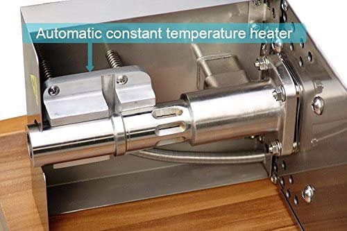 Cgoldenwall 1500W Commercial Automatic Oil Press Machine Industrial Oil Pressing Machine Nuts Seeds Oil Presser Pressing Machine Cold Hot Press All Stainless Steel High Oil Extractor Ce (110V) #TOP7