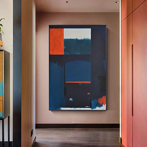 Combinaison toile mur art rétro sans cadre pour entrée