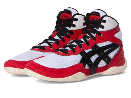 ASICS Kid's Matflex 7 Grade School Wrestling Shoes, 3, Classic RED/Black