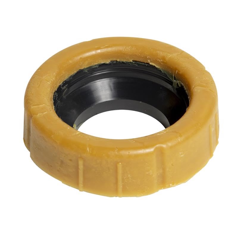 Harvey Toilet Bowl Gasket With Flange No. 5 Brass, Polyethylene