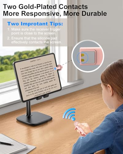 HOTATION Virador de página com controle remoto RF para Kindle, iPad, iPhone, Android-telefone/tablet