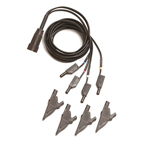Image of Fluke VL1735 /45 Banana 4 Phase Voltage Lead Set, For 1735 and 1745 Power Quality Loggers