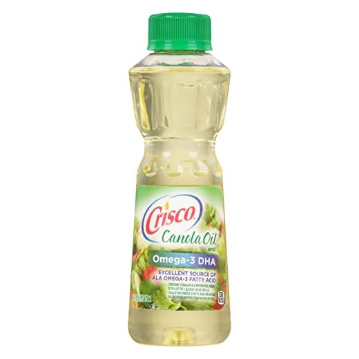 Crisco Canola Oil with Omega-3 DHA, 16 Fluid Ounce
