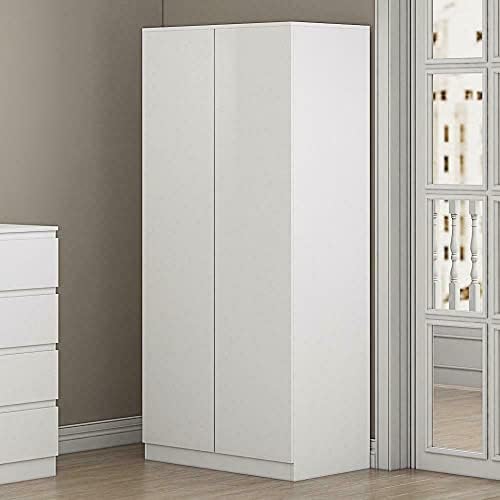 Luxury Life Carlton Chest of Drawers Bedside Cabinets (2 Drawer Bedside, Matt White)