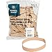 Business Source 15727 Rubber Bands,Size 107,1 lb./BG,7"x5/8",Natural Crepe