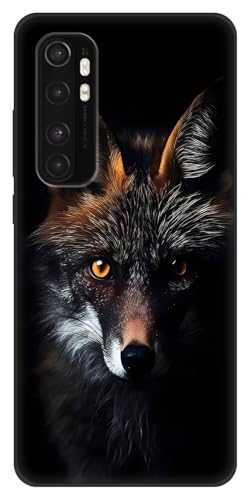 YonderYM Compatibile con Xiaomi Mi Note 10 Lite Cover Custodia nera per cellulare in Silicone TPU Opaco - con Assorbimento degli Urti e Anti-Graffio Modelli carini03