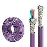 Cavo RS485 Schermato 2 Conduttori In Rame Solido, PVC Viola, 2x0,64mm²