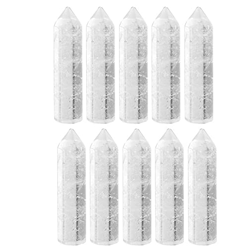 Varitas de cuarzo transparente pulido mini tumbled single point para decoración mini 2