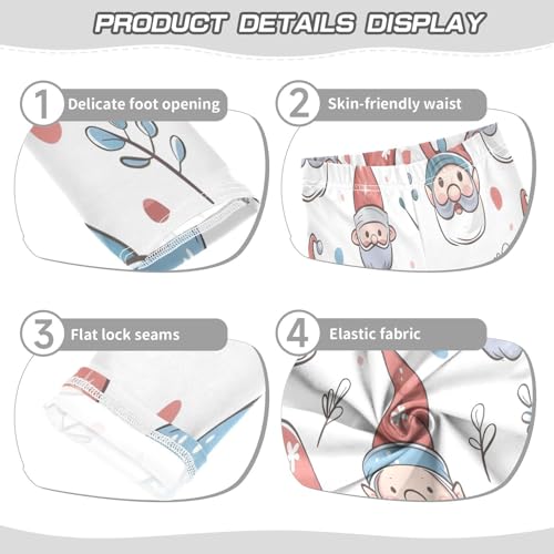 Bolaz Toddler Girls Leggings Printed Yoga Pants Leggings Christmas Elf for Kids3