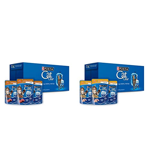 Purina Cat Chow Defense Hydro Esterilizados Carne Alimento Húmedo Pack 24 Sobres de 85g + Cat Chow Defense Hydro Esterilizados Pescado Alimento...