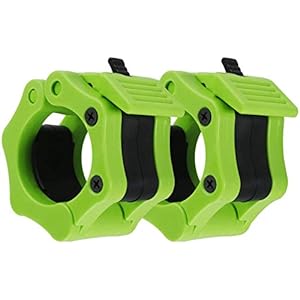 Eonmo Olympic Barbell Clamps Collars, 2 Inch Quick Release Dumbbell Clamps, Lockdown Weight Clamps for Workout…