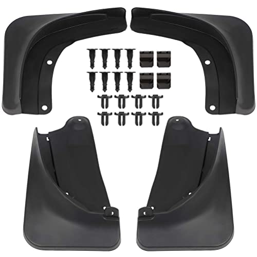 Image of SCITOO 4pcs Black Front & Rear Mud Flaps Splash Guards for 2020-2021