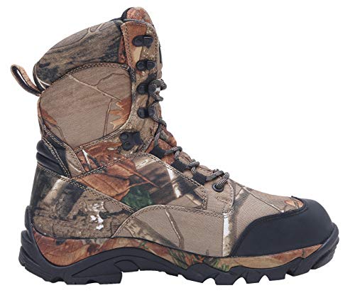R Runfun Men's Hunting Boots, Camouflage Waterproof Insulated Winter Boots, Lightweigh, Durable And Anti-Slip Outdoor Hunting Shoes For Trekking Climbing Working #TOP1