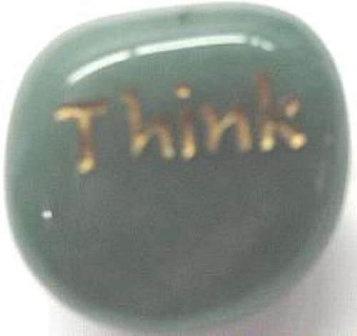 LOSTMOUN Engraved Stone Think