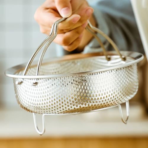 Acero inoxidable 304 para vaporizador para ollas, accesorio de cocina multifunción para comidas saludables (S)