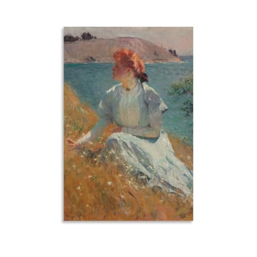 Póster de Frank Weston Benson Margaret, cuadro de salón y dormitorio en 40,6 x 61 cm