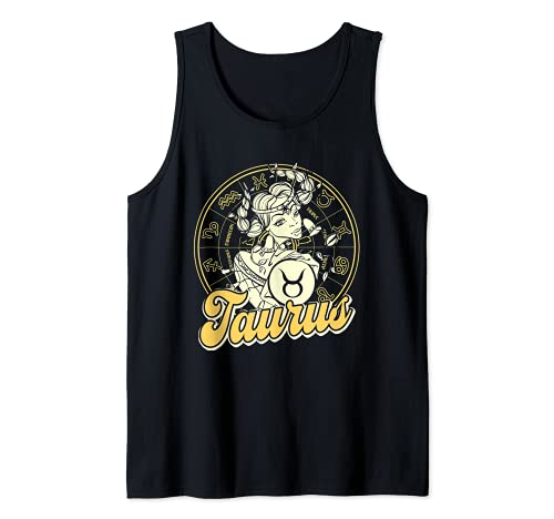 Taurus Zodiac Sign Birthday Born April and May Cute Women Débardeur