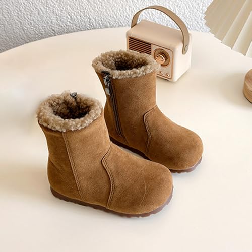 Fashion Big Kids Winter Water Proof Flat Keep Warm Snow Boots Comfortable Shoes Rubber Boots for Kids3