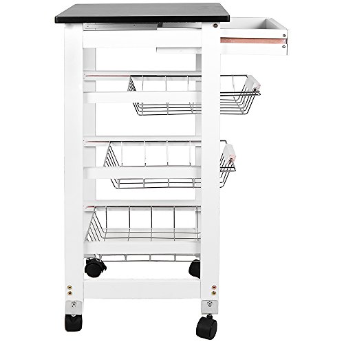 Home Discount® - Carrello da Cucina con cassetto e...