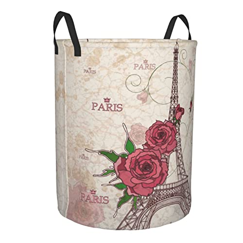 Panier à linge pliable Tour Eiffel grand modèle bac de rangement linge de maison