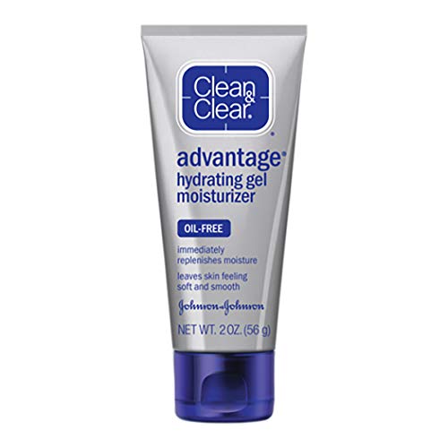 Clean Clear Skin Advantage Face Moisturizer for Acne Prone Skin - Oil Free Facial Moisturizer - Hydrating Face Lotion for Women and Men - Non Comedogenic Non Greasy Clear Moisturizing Cream for Dry, Oily Skin - 2oz (1-Count)