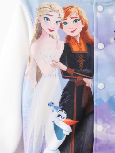 Image of Disney Girl & Boy Varsity Bomber Jacket Fall Sweatshirt Toddler to Big Kid | Officially Licensed Jacket with Mickey, Minnie, Spider-Man, Gwen, Toy Story, Cars, Frozen, Princess, Stitch, Zootopia Designs