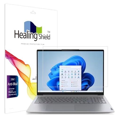Healingshield �X�L���V�[���t���ی�t�B���� Screen Protector Eye Protection Anti UV Blue Ray Film Compatible with LENOVO Thinkbook 16IAL GEN8
