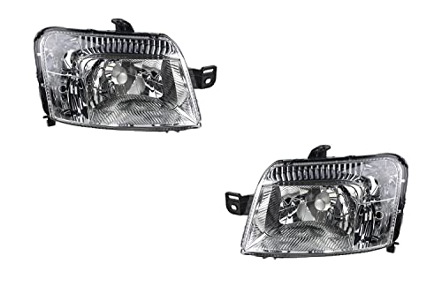 Johns, Jeu de phares pour Fiat Panda (169) 09/03 - Jeu H4 gauche et droite avec moteur