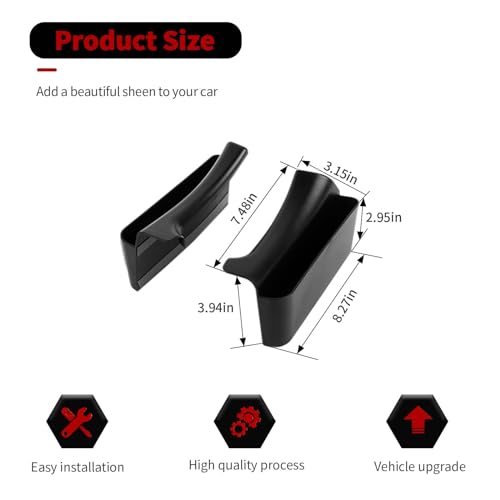 Boîtes de rangement console centrale Dodge Durango 2014-2020 ajustement sur mesure