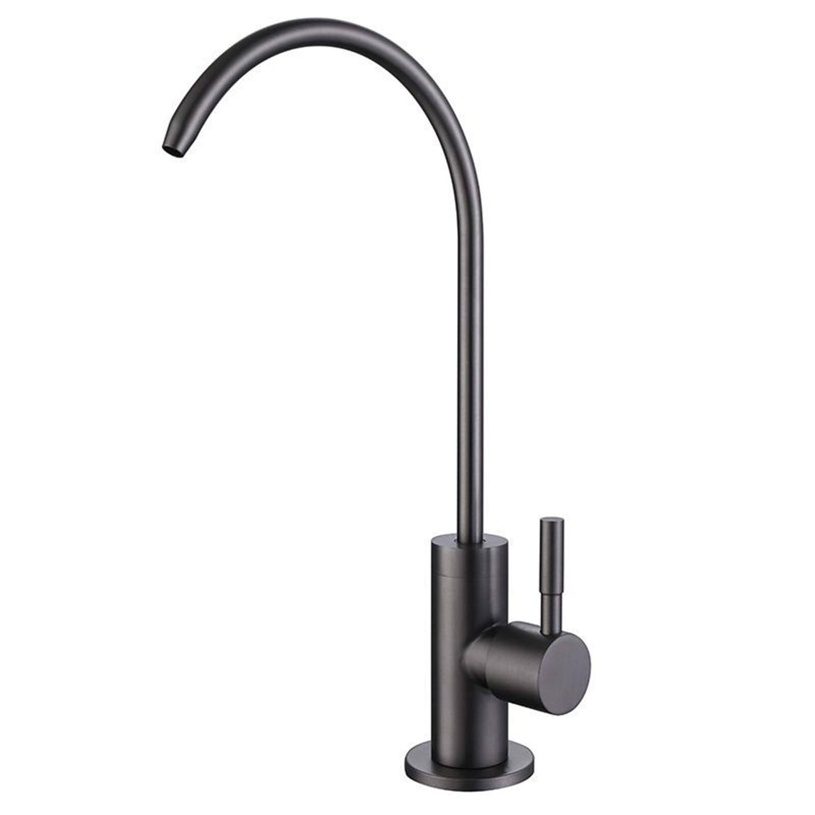 GLETSF 3In1 Kitchen Sink Faucet 360Swivel Waterap Dual Lever Mixer Three Water Outlet Stylish White Design For Home & Office,Chrome-A,White-A