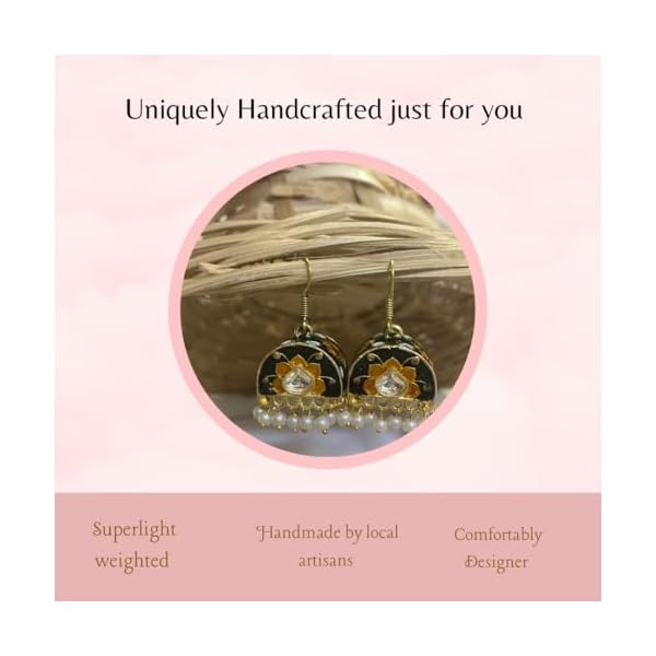 Fashion Theme Pearl Drop Jhumki Style Earrings for Women Fashion - Image 3