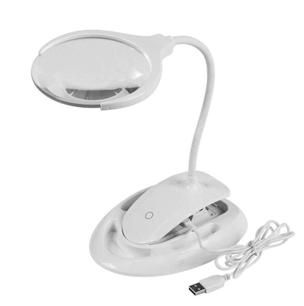 Lampe à serrage en verre grossissant CRODY Magrands avec LED dimmable pour table
