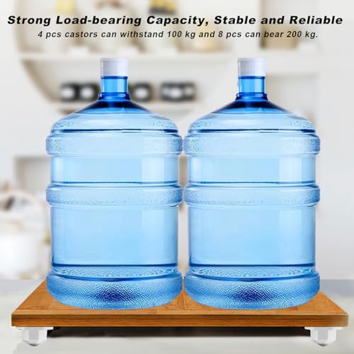 YSDMY rueda para muebles de 20 mm, ruedas autoadhesivas 360 grados para electrodomésticos de cocina, pequeñas ruedas para muebles, caja de basura - imagen 6