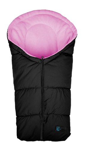 Altabebe AL2006-13 Active Sacco Termico Invernale per Seggiolino da Auto, Nero/Rosa, 0-12 Mesi