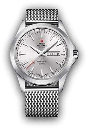 Montre Swiss Military SMP36040.02 homme à quartz en acier